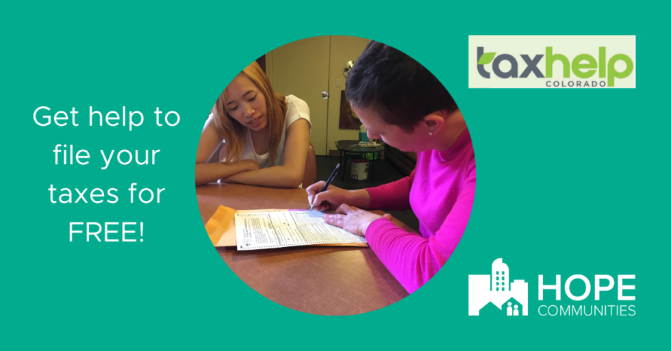 Get help to file your taxes for FREE! Hope Communities